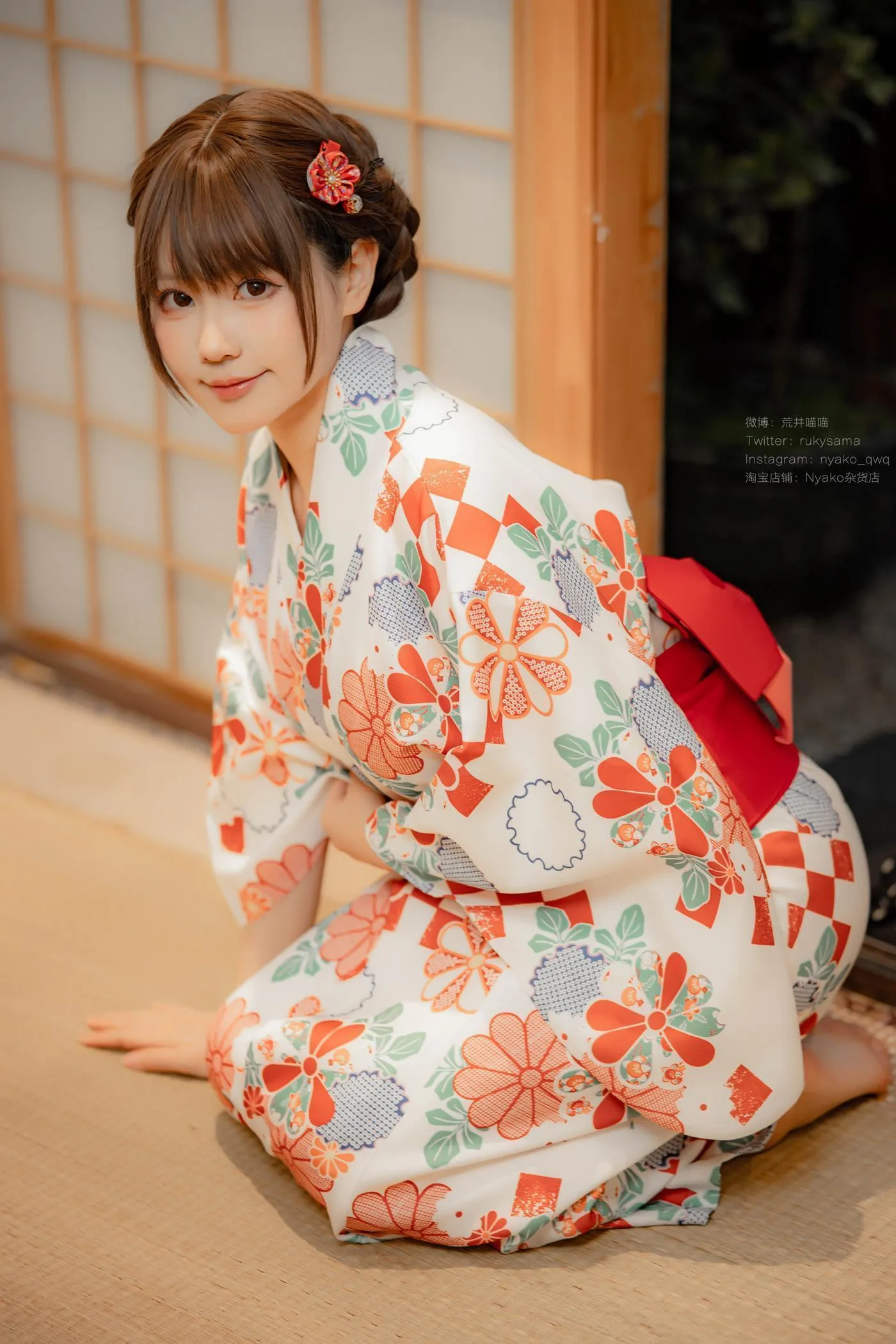 Nyako喵子 – NO.58 和风烂漫正片自拍-电子版41 和风烂漫-浴衣 [86P]插图5